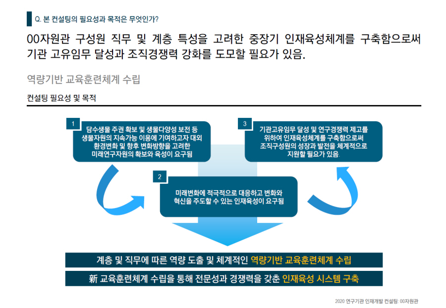 [HRD/인재개발] 2020 연구기관 인재개발 컨설팅_00자원관