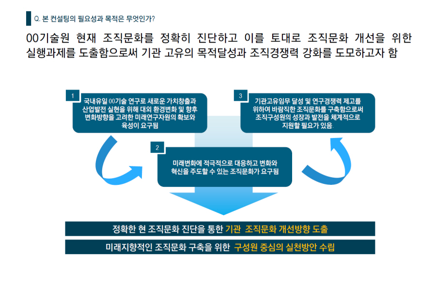 [HRD/조직문화] 2020 00기술원 조직문화 컨설팅